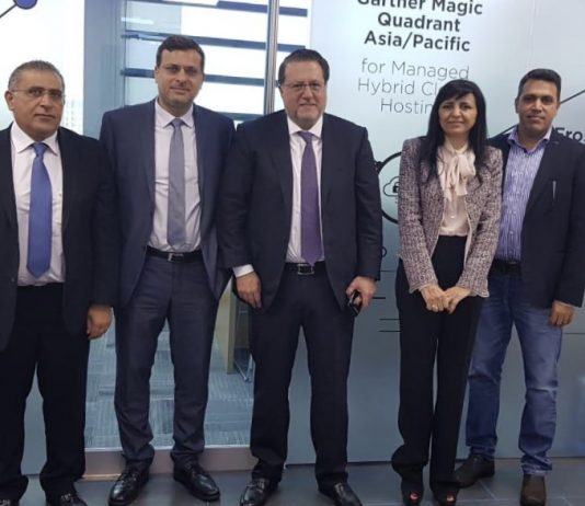 لبى وزير الاتصالات محمد شقير على رأس وفد دعوة شركة TATA العالمية للاتصالات والمعلوماتية