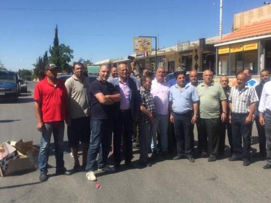 طريق البقاع – النبي عثمان مقطوعة!