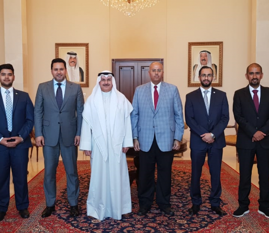 سفير الكويت أولم على شرف الملحق العسكري ونائبه والملحق الدبلوماسي تقديراً لتفانيهم