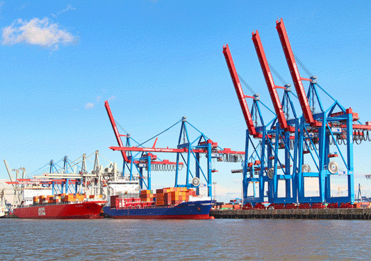 الباخرة الصينية بدأت افراغ حمولتها بعد التأكد من خلوها من أي أوبئة