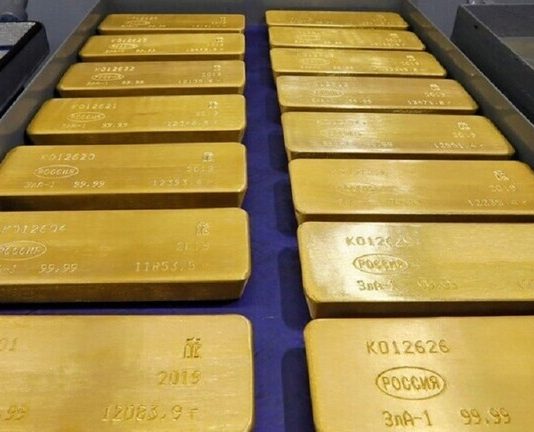 المركزي الروسي يربح 6 مليارات دولار من ارتفاع الذهب