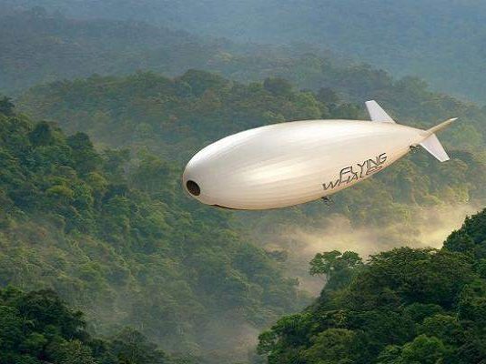 تطوير مناطيد طائرة لنقل وإسقاط البضائع جوا دون هبوط