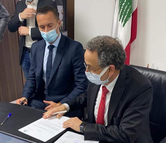 نعمه وقع اتفاقاً مع شركات فرنسية لمعالجة الأنقاض داخل حرم اهراءات بيروت