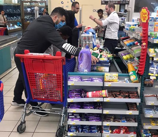 تدابير مشدّدة في السوبرماركات