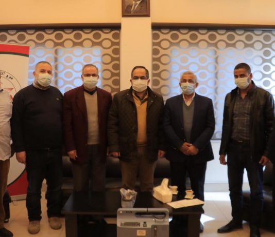 النائب أسامة سعد يستقبل علي العبد الله بمناسبة تقديم مجموعة أجهزة أوكسجين إلى “فوج الإنقاذ الشعبي”