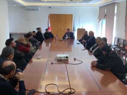 الحاج حسن التقى نقابة وتجار سوق الخضار في بيروت وتأكيد على اعتماد أعلى معايير الأمن الغذائي