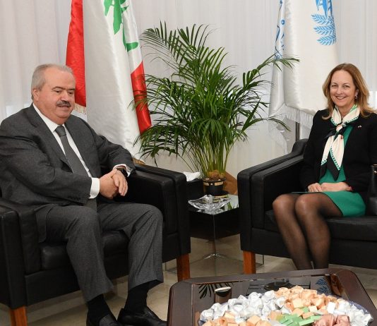 جابر يلتقي السفيرة الأميركية ووفد “لازارد”.. ويطمئن أبو الحسن