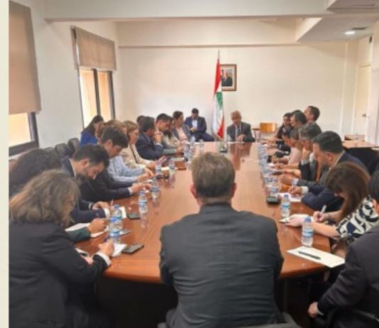 البساط تابع مع ممثلي الدول المانحة الأولويات في مشاريع الدعم