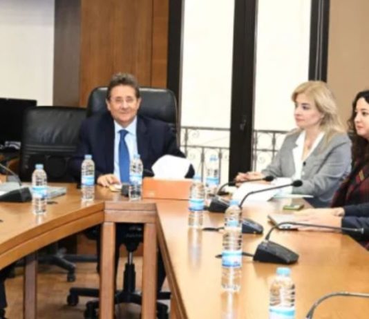 كنعان يبحث مع الموفد الرئاسي الفرنسي الإصلاحات المالية والتشريعية