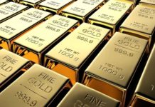 انخفاض سعر الذهب الى 4221.68 دولارا للأوقية