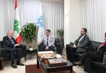 جابر التقى وفد بلديات الشمال ووعد بصرف مبلغ بقيمة ٣٦ مليون دولار للبلديات واتحاداتها