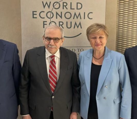 سلام يعرض الإصلاحات المالية على مديرة صندوق النقد الدولي في دافوس