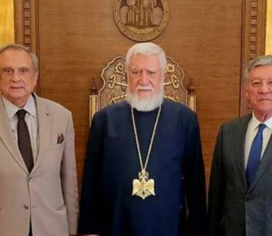 حبيب عرض مشاريع مصرف الإسكان على البطريرك آرام الأول